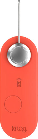 Knog Étiquette intelligente pour bagage Scout Travel Alarm+Finder - rot silber