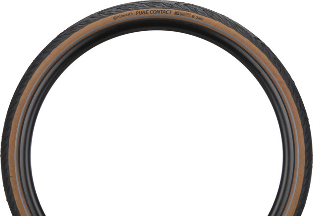 Continental Pure Contact 28" pneu souple - schwarz-braun-reflex/28 /47 /47-622/1.75 