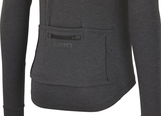 Giro New Road LS Jersey - charcoal heather/M