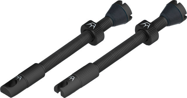 Peaty's Holeshot Fast Flow tubeless valves - black | Presta Valve (SV) | 60 mm