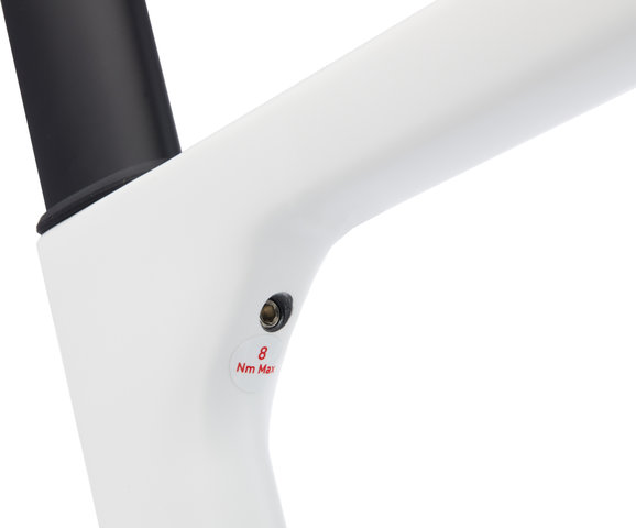 Factor OSTRO Gravel V.A.M. Disc T47a Shimano Kit de cuadro de carbono - white grunge/54 cm, 100 mm x 38 cm, SB 0 mm