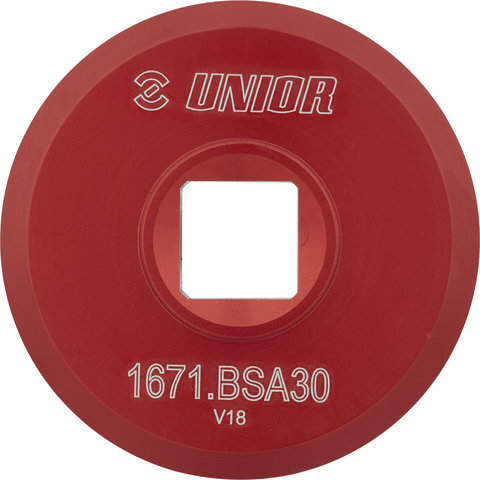 Unior Bike Tools Herramienta de ejes de pedalier 1671.BSA30 - red