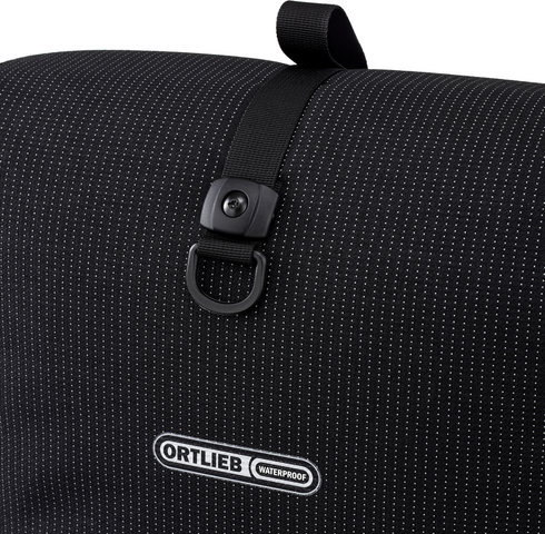ORTLIEB Back-Roller High-Vis QL3.1 Fahrradtasche - black reflective/20 l