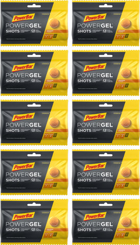 Powerbar PowerGel Shots fruit gummies - 10 pouches - orange