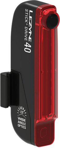 Lezyne Stick+ Rücklicht mit StVZO-Zulassung - schwarz | 40