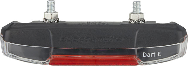 busch+müller Dart E LED Rear Light for E-bikes - StVZO approved - black-red