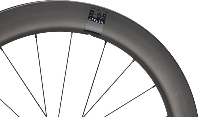 NEWMEN Juego de ruedas Advanced SL R.65 Streem Disc Center Lock Carbon 28" - black black | SRAM XDR | 142 mm | 100 mm | 28" | 100 mm | SRAM XDR | 100 mm | 142 mm | Non Boost | Non Boost