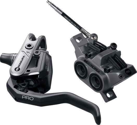 Magura Gustav Pro First Edition v+h Set Scheibenbremse - schwarz-anthrazit/Set/Flip-Flop (seitenunspezifisch)