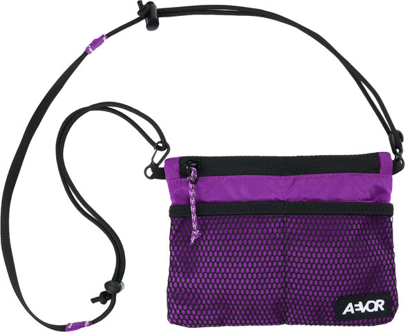 AEVOR Pochette de poitrine sac bandoulière - ripstop electric fuchsia