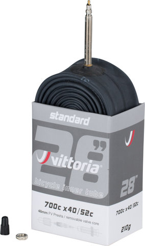 Vittoria Cámara de aire Standard para 28" - universal/Válvula Presta (SV)/40-622 à 60-622/40-52 x 622 SV 48 mm/48 