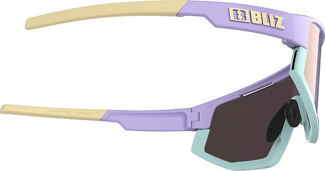 Bliz Lunettes de sport Fusion Small - matte pastel blue/brown-rose