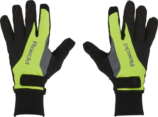Roeckl Ravensburg 2 Ganzfinger-Handschuhe - fluo yellow-black/8