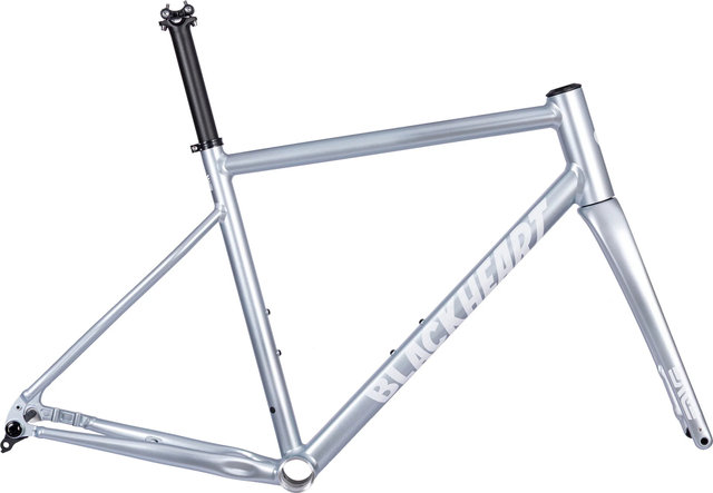 Blackheart Road Plus AL frame kit - lunar frost | 28" | 1 1/8" - 1,5" tapered | 51 mm | 0 mm | XXS