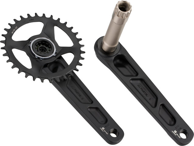 FSA Set de Pédalier Afterburner Modular 1x Direct Mount MegaExo - black/175,0 mm