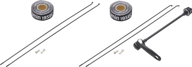 bc basic Urban Deore Disc Center Lock P-22 28" Laufradsatz - schwarz/28" Satz (VR 15x100 + HR 10x135) Shimano Micro Spline