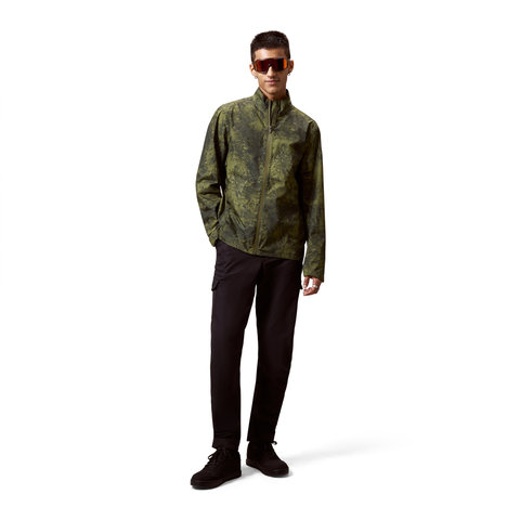 Endura Loop Roam Men's Rain Jacket - aop olive green | XXL