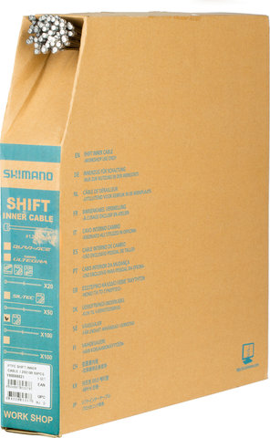 Shimano Schaltzug Edelstahl - 100 Stück - universal/2100 mm