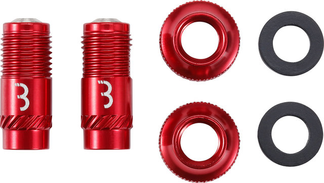 BBB Insert de valve CoreCap - 2 pièces - rouge | CoreCap