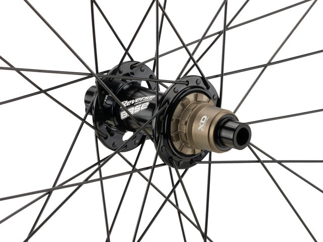 REVERSE Components Juego de ruedas Black One Gravity Disc 6 agujeros 27,5" Boost - gray | 148 mm | 110 mm | SRAM XD | Boost | Boost | 27,5" (650B)
