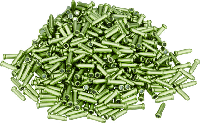 Jagwire Endtüllen für Brems-/Schalt-Innenzug - 500 Stück - cash green