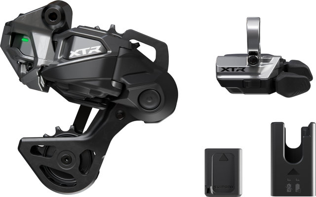 Shimano XTR Di2 Shifting Upgrade Set M9250, RD-M9250-GS - black-silver/none