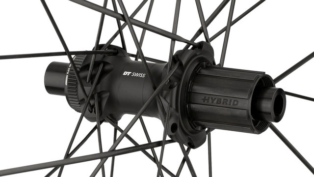 DT Swiss HG 1800 SPLINE 25 Disc Center Lock Hybrid 27.5" Wheelset - schwarz | Non Boost | Non Boost | SRAM XDR | 142 mm | 100 mm | 27.5" (650B) | 100 mm | 100 mm | 142 mm
