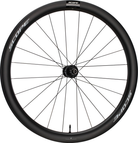Scope Cycling Juego de ruedas R4.G Disc Center-Lock 28'' - white | 142 mm | 100 mm | Shimano carretera | 28"