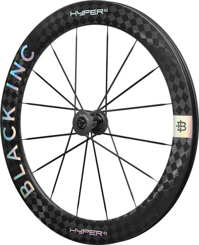 Black Inc Hyper 62 Carbon Disc Center Lock 28'' Laufradsatz - textreme glossy clearcoat | Non Boost | 28" | Non Boost | 100 mm | SRAM XDR | 142 mm