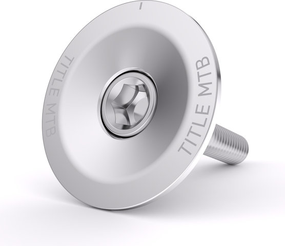 Title MTB Ahead cap - chrome