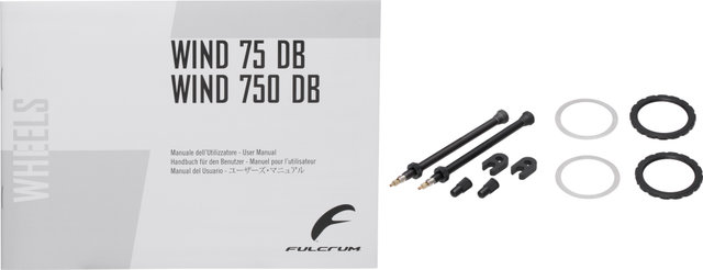 Fulcrum Wind 75 Center Lock Disc Carbon 28" Wheelset - black/Non Boost/Non Boost/142 mm/100 mm/28"/SRAM XDR/100 mm/SRAM XDR/100 mm/142 mm