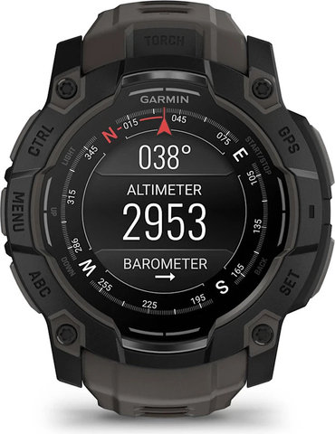 Garmin Instinct 3 50 mm AMOLED GPS multisport smartwatch - black