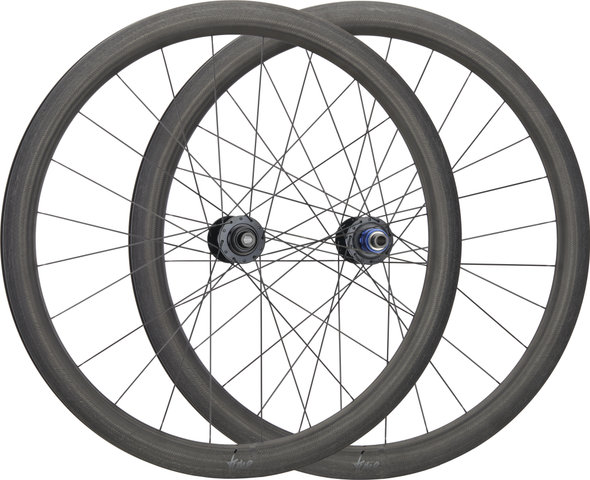 tune Schwarzbrenner 45 3.0 Disc Center Lock 28" Laufradsatz - schwarz/28" Satz (VR 12x100 + HR 12x142) SRAM XDR