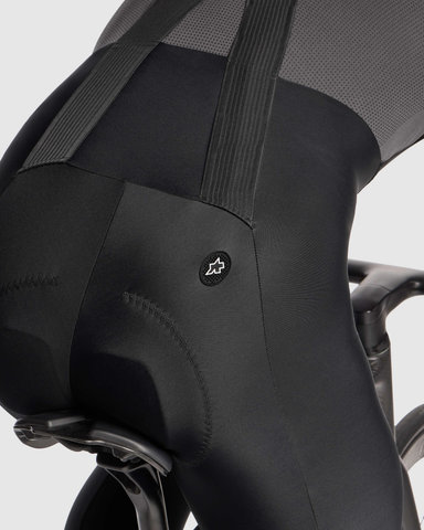 ASSOS Pantalones cortos con tirantes MILLE GT Indoor S11 para hombre - black series | S