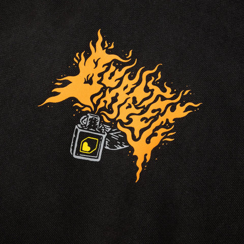 Burgtec Manténlo Encendido Sudadera con Capucha - black/L