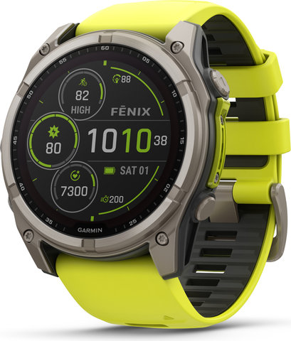 Garmin fenix 8 Solar Sapphire Titanium GPS 51 mm Multisport Smartwatch - graphit-titanium