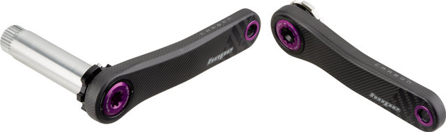 Hope Carbon 73 mm Wide Kurbel - purple/170,0 mm