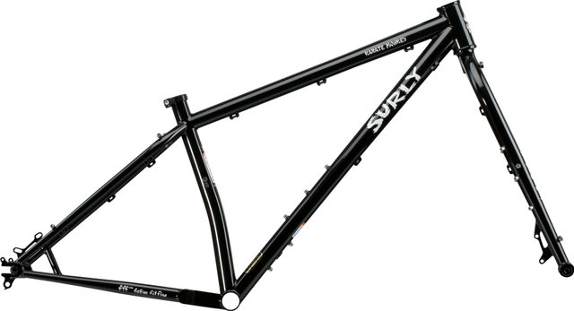 Surly Karate Monkey 27.5+/29" Frameset - hi-viz black | M | 12 mm Thru Axle | 47 mm | 1 1/8"