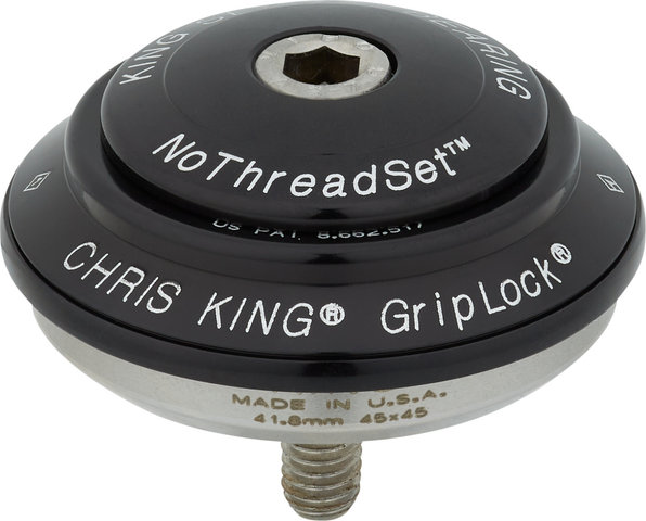Chris King DropSet 2 IS42/28.6 - IS52/40 GripLock Headset - black/1 1/8" - 1,5" tapered/IS42/28,6 - IS52/40