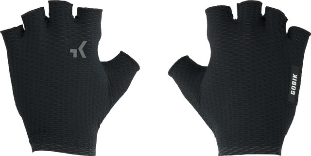 GOBIK Viper Solid Half-Finger Gloves - black/S-M
