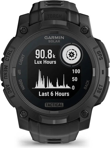 Garmin Instinct 3 45 mm Solar Tactical Edition GPS multisport smartwatch - black