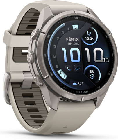 Garmin fēnix 9 Pro – inReach AMOLED Titanium 43 mm Multisport Smartwatch - 