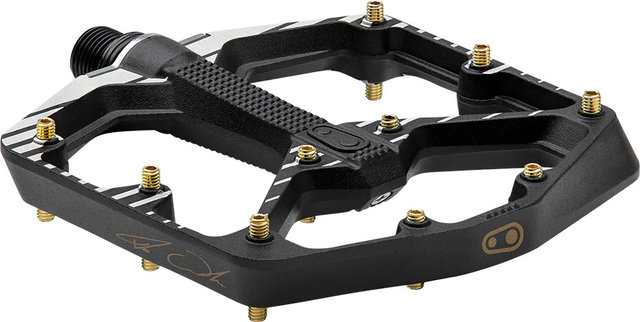 crankbrothers Pedales de plataforma Stamp 7 Fabio Wibmer Edición Firma - black | 111 mm | 114 mm | large