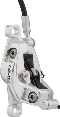 SRAM Level Ultimate Stealth 4-Piston Carbon Scheibenbremse - clear anodized/Vorderrad/Flip-Flop (seitenunspezifisch)
