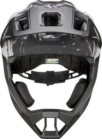 uvex react jr. Full-face helmet - black-white matte | 52 - 56 cm