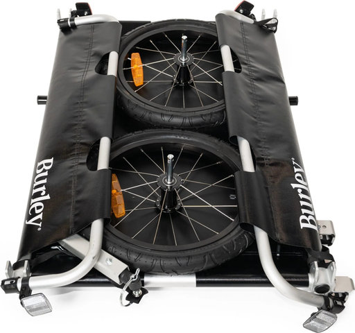 Burley Remolque de carga Flatbed - schwarz | 16"