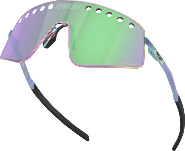 Oakley Sutro Ti Sweep Sportbrille - polished oil slick/prizm road jade
