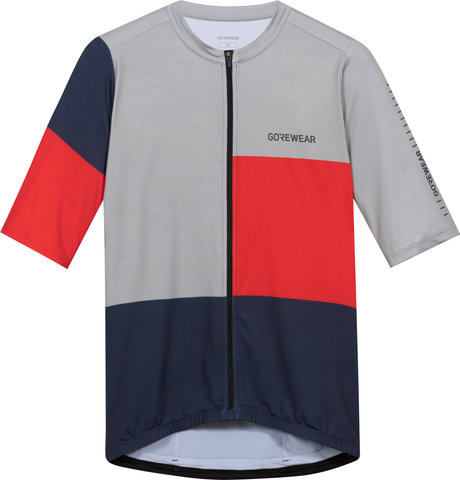 GORE Wear Swiftride Block S/S Jersey - lab graphite - lab red | M