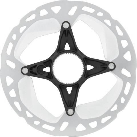 Shimano RT-MT800 Center Lock Brake Rotor for XT w/ External Teeth - silver-black/160 mm