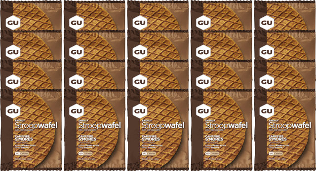 GU Energy Labs Stroopwafel energético - 20 unidades - campfire s´mores