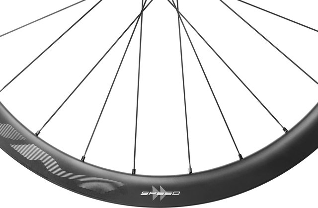 Fulcrum Juego de ruedas Speed Team 42 Disc Center Lock Carbon 28" - negro/142 mm/100 mm/Non Boost/Non Boost/28"/SRAM XDR